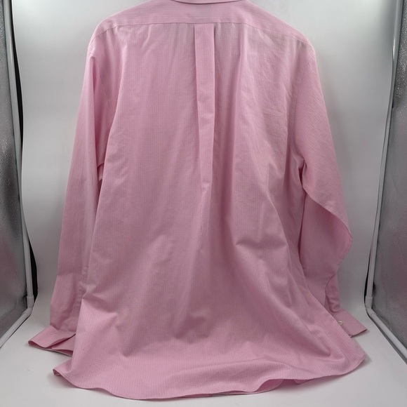 Brooks Brothers Light Pink Mini Gingham Dress Shirt 17-35 Men’s - Picture 6 of 8